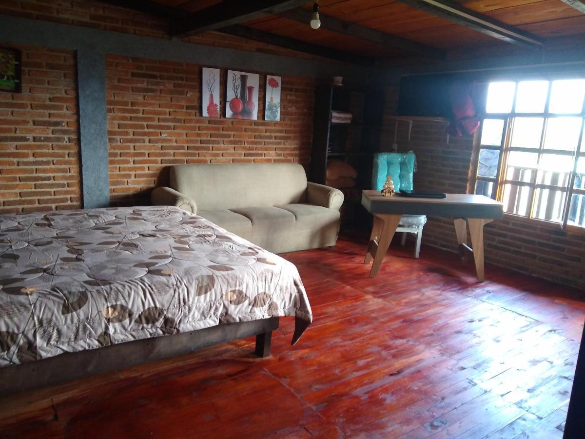 Cabanas Adan Y Eva Centricas Con Vista Campirano Zacatlan Luaran gambar